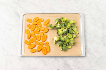 Rosta broccoli och morot