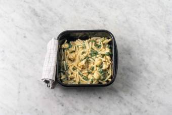 Assemble the Mac and Cheese