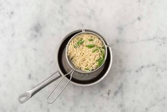 Cook the Noodles and Beans