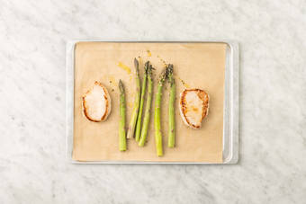 Roast veggies and pork