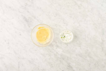 Make gremolata aioli and vinaigrette