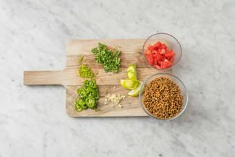 Forbered frukt og grønt