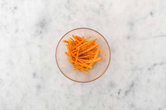 Marinate carrots