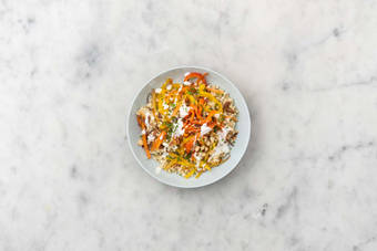 Dressing maken en serveren