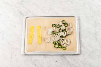 Roast veggies and pineapple