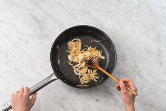 Make caramelized onions