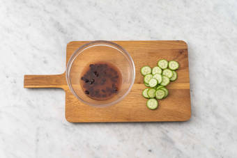 Make dressing and prep