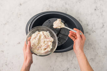 Hähnchenbrust garen