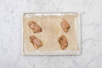 Prep and bake chicken