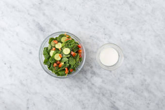 Make salad and aioli