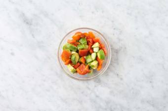 Prep the Avocado Salsa