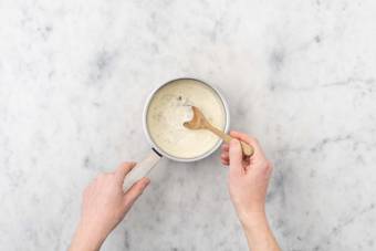 Make the Blue Cheese Sauce