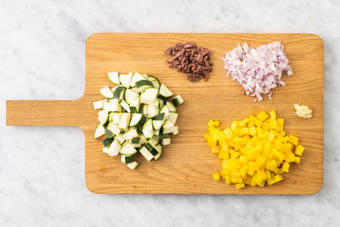 Forbered grønnsaker