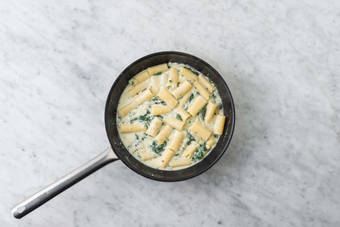 Finish sauce and assemble pasta