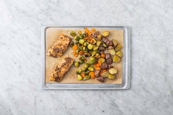 Prep and roast salmon