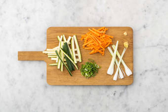 Tagliare gli ingredienti