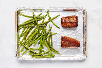 Roast Pork & Green Beans