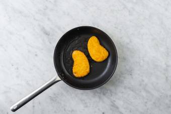 Cuire l'escalope au fromage