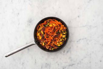 Add the Veg and Spice