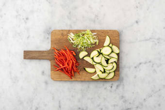 Préparer les légumes