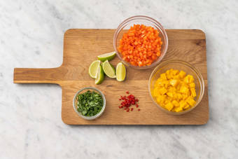 Forbered frukt og grønt