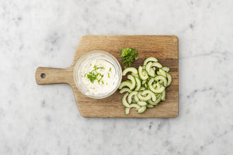 Préparer les garnitures