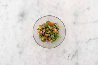 Tabouleh voorbereiden