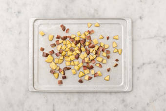 Prep and roast potatoes