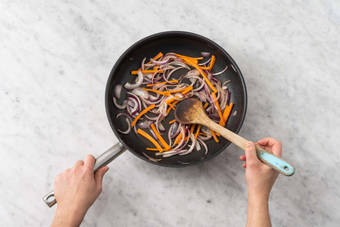 Fräs rödlök & morot