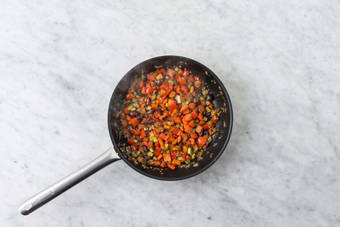 Lav grøntsags-caponata