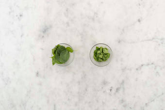 Préparer les garnitures