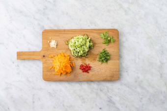 Tagliare gli ingredienti