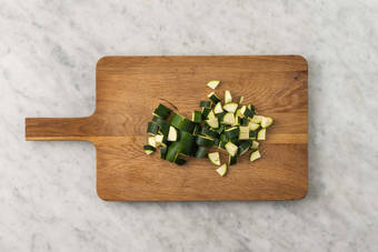 Tagliare gli ingredienti