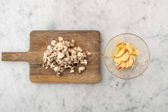 Make vinaigrette and prep