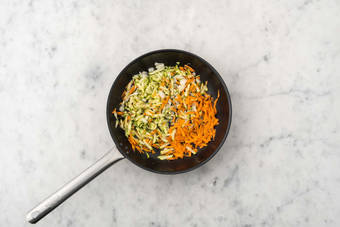 Prep and cook veggies