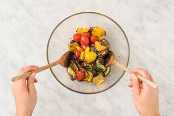 Prepara el ratatouille