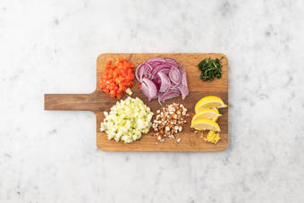 Tagliare gli ingredienti