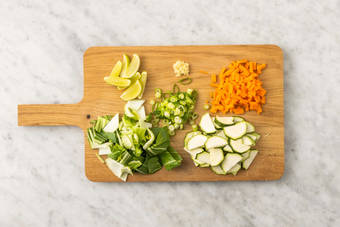 Forbered grøntsager