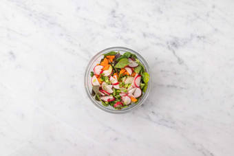Assemble salad