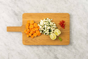 Prepara los vegetales