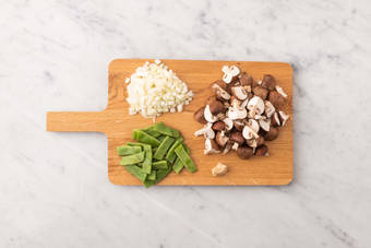 Prepara las verduras