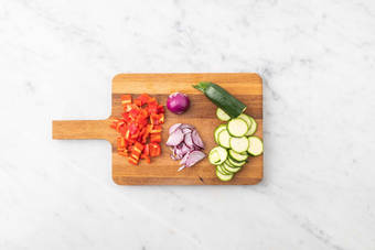 Prepara los vegetales