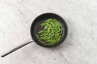 Cook green beans