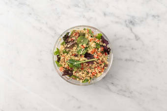 Make tabbouleh salad