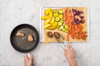 Schweinsnierstücke braten