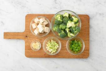 Prepara las verduras