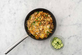 Ajouter la sauce teriyaki