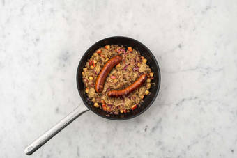 Zuurkoolpannetje garen