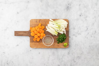 Tagliare gli ingredienti