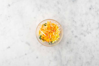 Förbered mangosallad